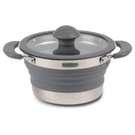 Kampa Collapsible Saucepan 1l Prateado