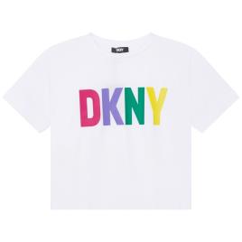 Dkny D35s31 Short Sleeve T-shirt Branco 16 Years