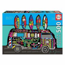 Educa Borras 500 Pieces California Dreaming Wooden Puzzle Colorido