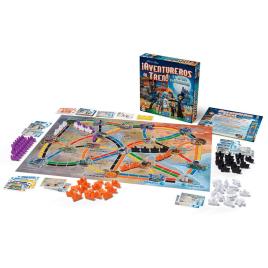 Asmodee Aventureros Al Tren El Tren Fantasma Board Game Azul