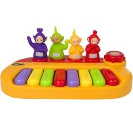 Teletubbies Piano With Figurines Dourado