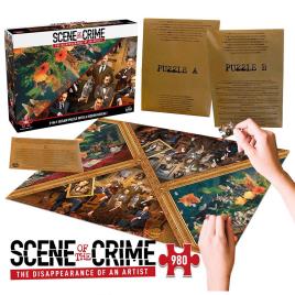 Goliath Bv Puzzle Escena Del Crimen La Desaparición Del Artista Board Game Dourado