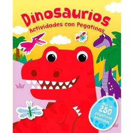 Edibook Book Stickers And Removable Dinosaurs Amarelo