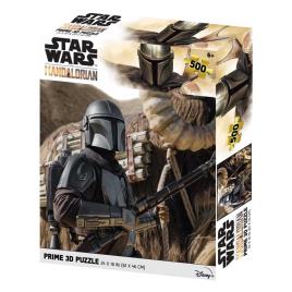 Prime 3d The Mandalorian Din Djarin Puzzle 500 Pieces Dourado