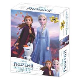 Prime 3d Disney Frozen Ii Elsa Anna And Olaf Puzzle 200 Pieces Transparente