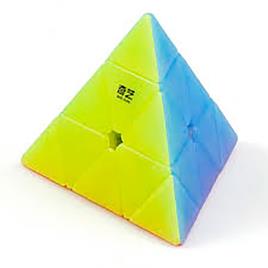 Qiyi Qiming Pyraminx Jelly Rubik Cube Amarelo