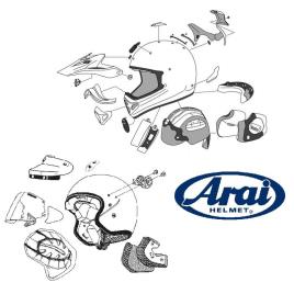 Arai Mx-v Visor Prateado