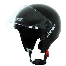Axxis Square Solid Open Face Helmet Transparente S