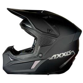 Axxis Mx803 Wolf Solid Motocross Helmet Preto L