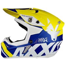 Axxis Mx803 Wolf Jackal Motocross Helmet Colorido XL