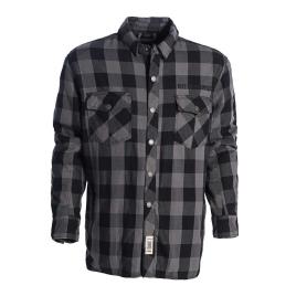 West Coast Choppers Flannel Aramidic Lining Long Sleeve Shirt Cinzento L Homem