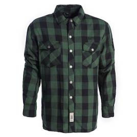 West Coast Choppers Flannel Aramidic Lining Long Sleeve Shirt Verde S Homem