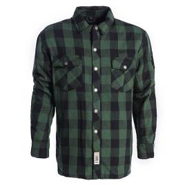 West Coast Choppers Flannel Aramidic Lining Long Sleeve Shirt Verde M Homem