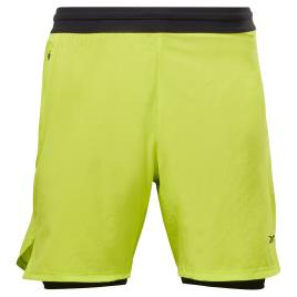 Reebok Speed 3.0 Two-in-one Shorts Verde XL / Regular Homem