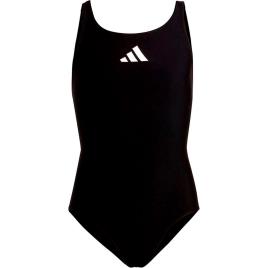 Adidas 3 Bars Sol St Swimsuit Preto 7-8 Years Menina