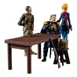 Megahouse Mobile Suit Gundam Principality Of Zeon Team Ramba Ral Set Figure 10 Cm Dourado
