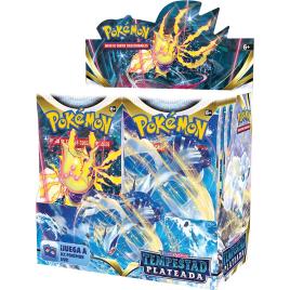 Bandai Exhibitor 36 Envelopes Collectible Cards Silver Tempest Sword And Shield Pokémon Trading Cards Azul