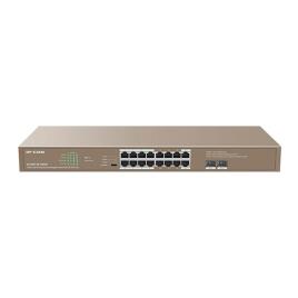 Ip-com G1118p-16-250w Switch Prateado