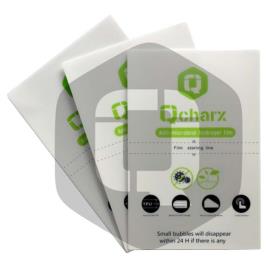 Qcharx Hydrogel Antibacterial Qx1 Screen Protector Sheet 25 Units Transparente