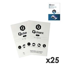 Qcharx Hydrogel Matt Anti Fingerprint Qx1 Lite Screen Protector Sheet 25 Units Transparente