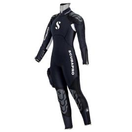 Scubapro Novascotia 7.5 Mm Semydry Suit Woman Preto L