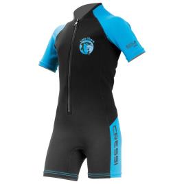 Cressi Little Shark Junior Shorty 2 Mm Preto 13-14 Years