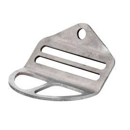 Nammu Tech D-ring Divided Croth Strap Rear And Fixation Wing Titanium Prateado