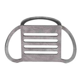 Nammu Tech Crotch 3x D-ring Titanium Prateado