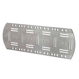 Nammu Tech Plate Back For 4 Weights Titanium Prateado