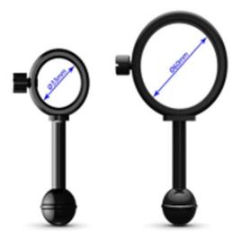 Divepro Ball Joint Bracket Prateado 33 mm