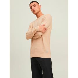 Jack & Jones Atlas Crew Neck Sweater Beige L Homem