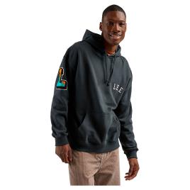 Lee Applique Hoodie Cinzento 2XL Homem