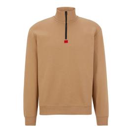Hugo Durty Sweatshirt Beige M Homem