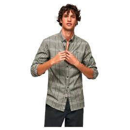 Pepe Jeans Lee Long Sleeve Shirt Castanho M Homem