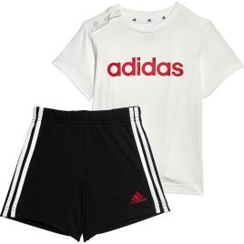 Adidas Lin Co Set Branco,Preto 3-6 Months Menina