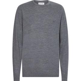 Calvin Klein K10k109474 Crew Neck Sweater Cinzento S Homem