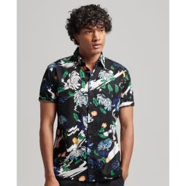 Superdry Vintage Hawaiian Short Sleeve Shirt Colorido XL Homem