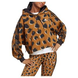 Adidas Animal Hoodie Castanho XS Mulher