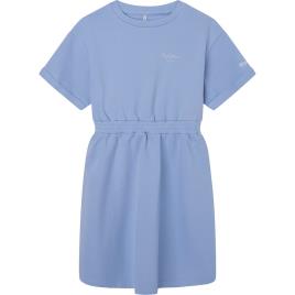 Pepe Jeans Severin Short Sleeve Dress Azul 12 Years Menina