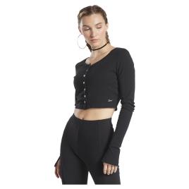 Reebok Classics Long Sleeve T-shirt Preto L Mulher