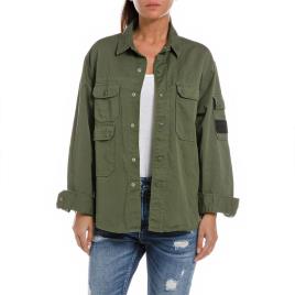 Replay W2100 .000.84082 Long Sleeve Shirt Verde XS Mulher