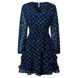 Pepe Jeans Eyra Long Sleeve Dress Colorido L Mulher