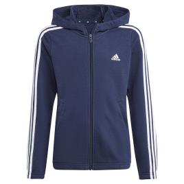 Adidas 3s Full Zip Sweatshirt Azul 7-8 Years Menina