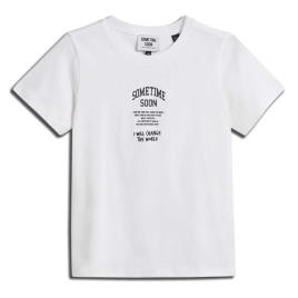 Hummel Dimas Short Sleeve T-shirt Branco 24 Months Rapaz