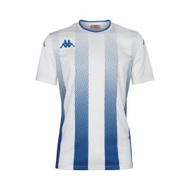 Kappa Bugo Short Sleeve T-shirt Branco,Azul L Homem