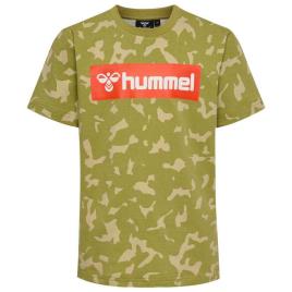 Hummel Rush Aop Short Sleeve T-shirt Verde 5 Years Rapaz