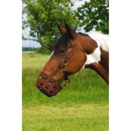 Ekkia Nylon Horse Muzzle Verde Full