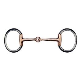 Feeling Copper Solid Snaffle Dourado 125 mm