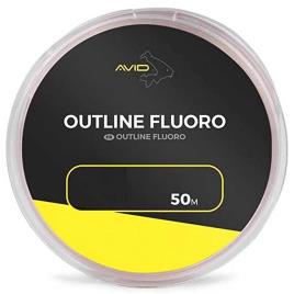 Avid Carp Outline 50 M Fluorocarbon Dourado 0.550 mm