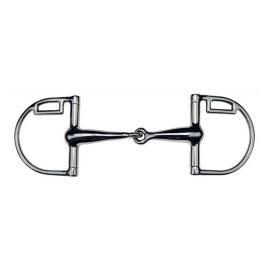 Feeling D Thick Snaffle With Pins Prateado 125 mm